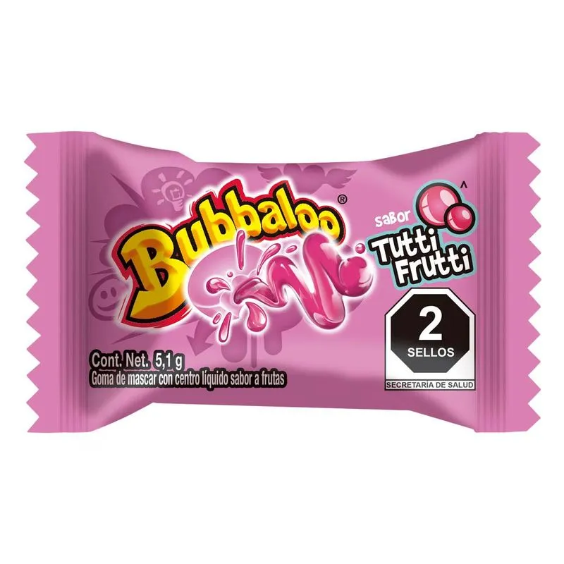 [611013] Chicle Bubbaloo Tutifrutti
