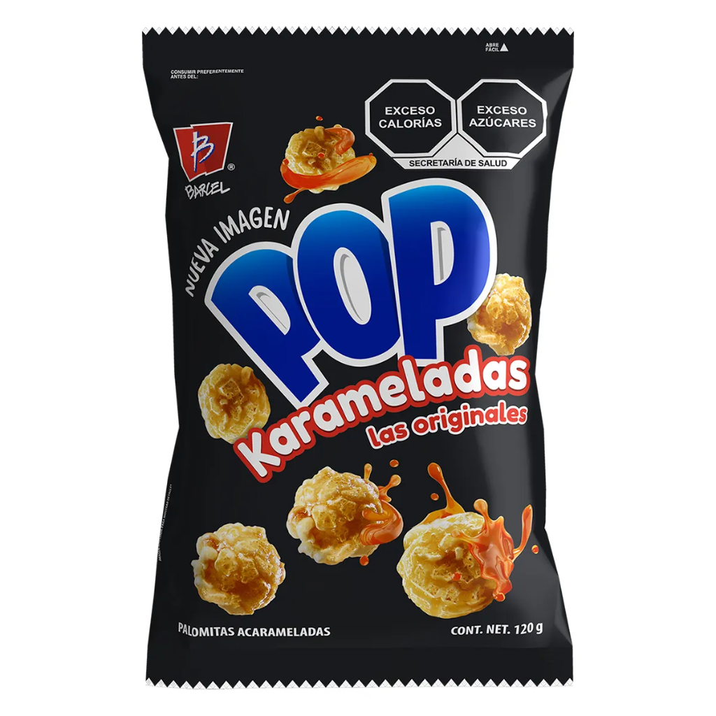 [604053] Karameladas Pop Barcel 120g