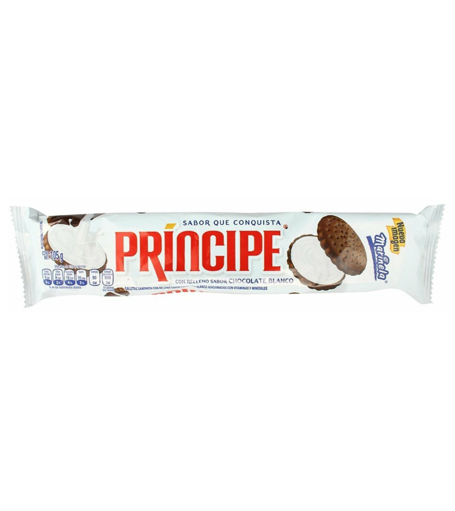 [620007] Principe Chocolate Blanco Marinela 105g