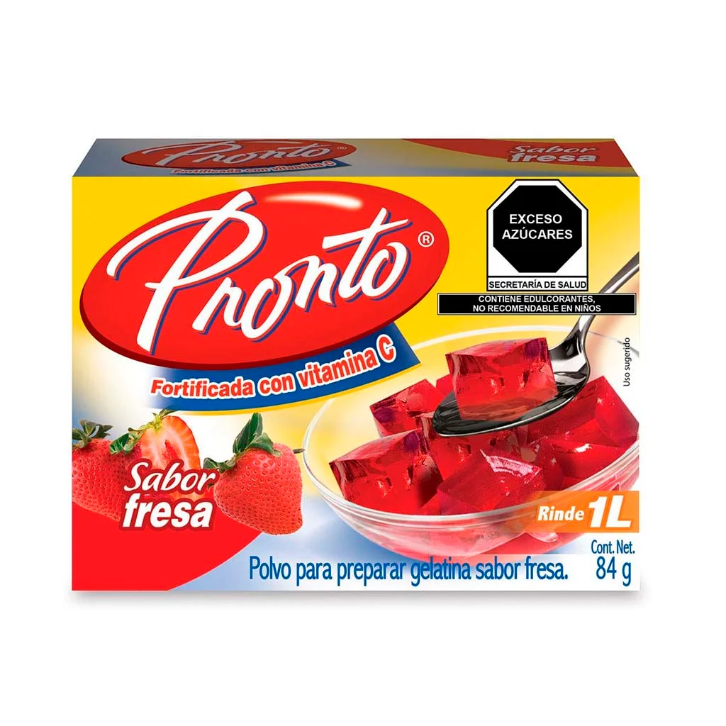 [607045] Gelatina Fresa Pronto 84g