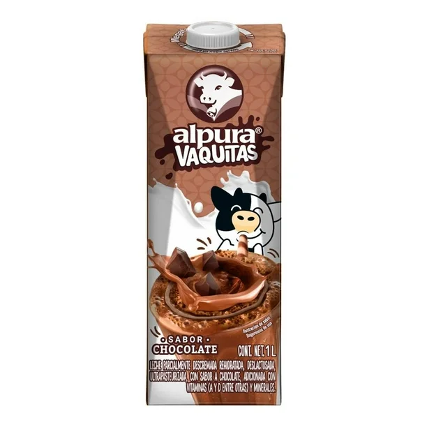 [508005] Leche Chocolate Vaquitas Alpura 1L