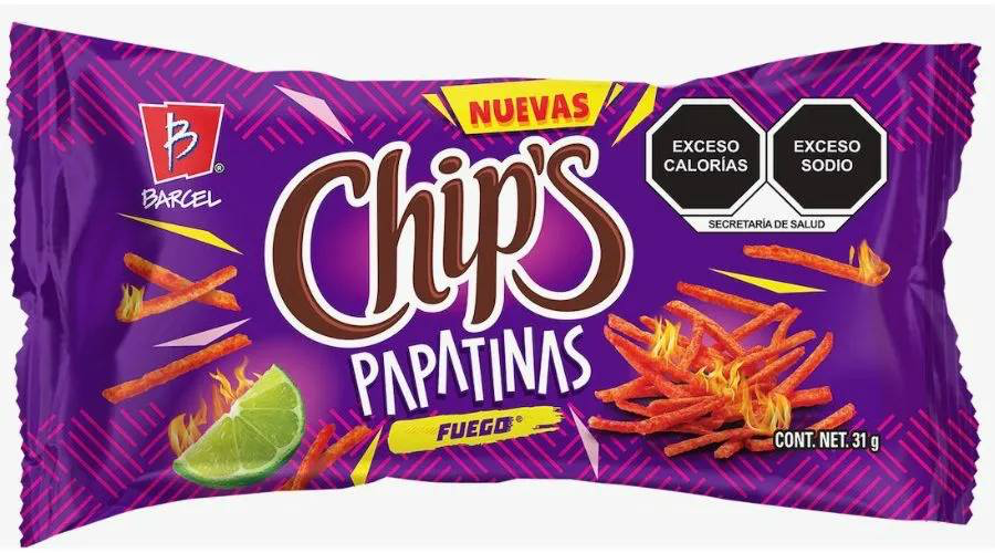 [604027] Chips Papatinas Fuego Barcel 31g