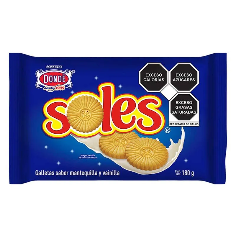[610018] Galletas Soles Donde 180g