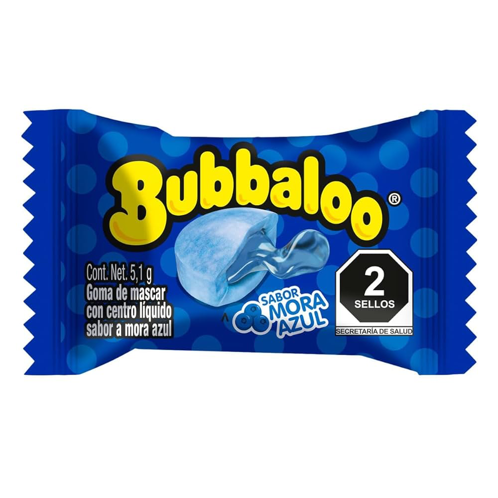 [611051] Chicle Mora Azul Bubbaloo