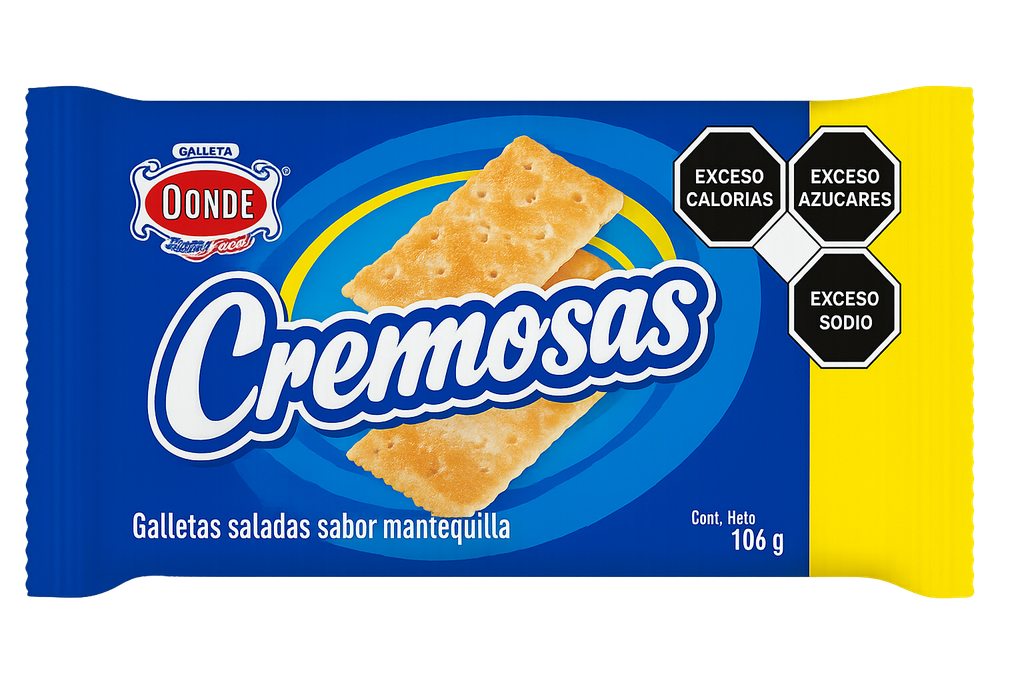 [610006] Galletas Cremosas Snacks Dondé 106g