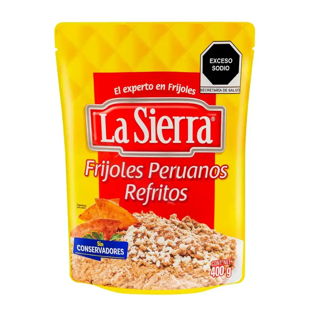 [612015] Frijoles Peruanos Refritos La Sierra 400g