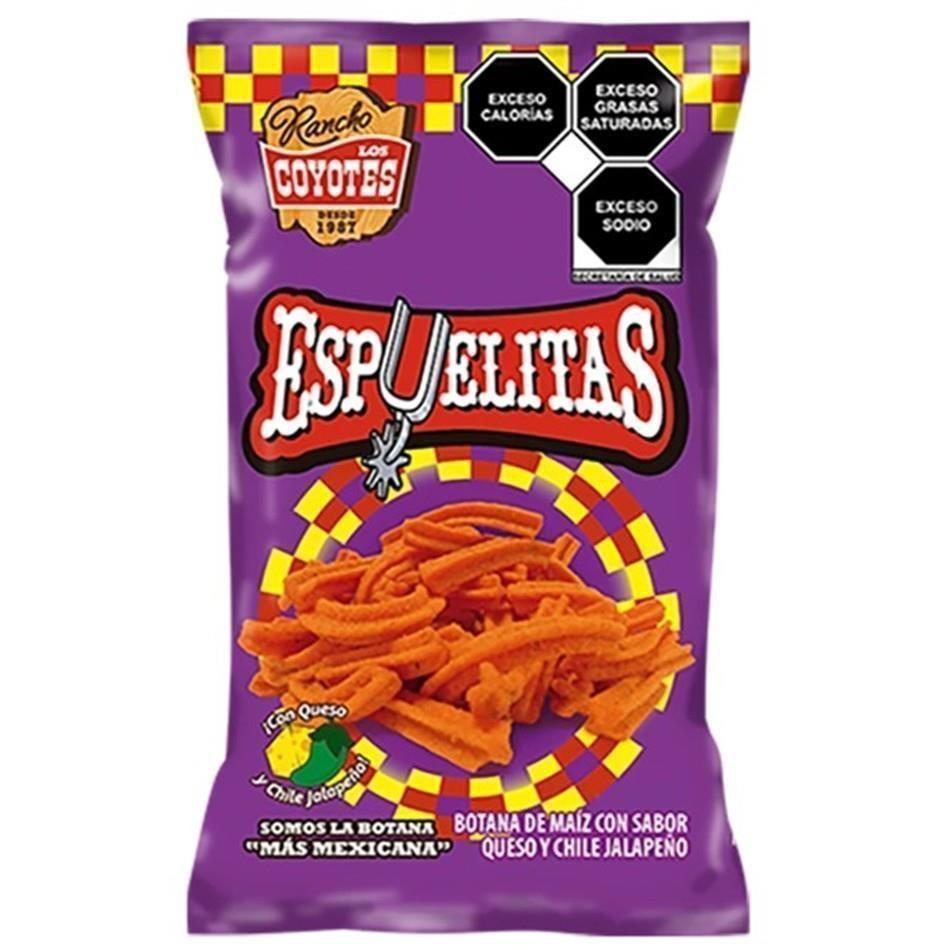 Espuelitas Queso y Chile Los Coyotes 50g