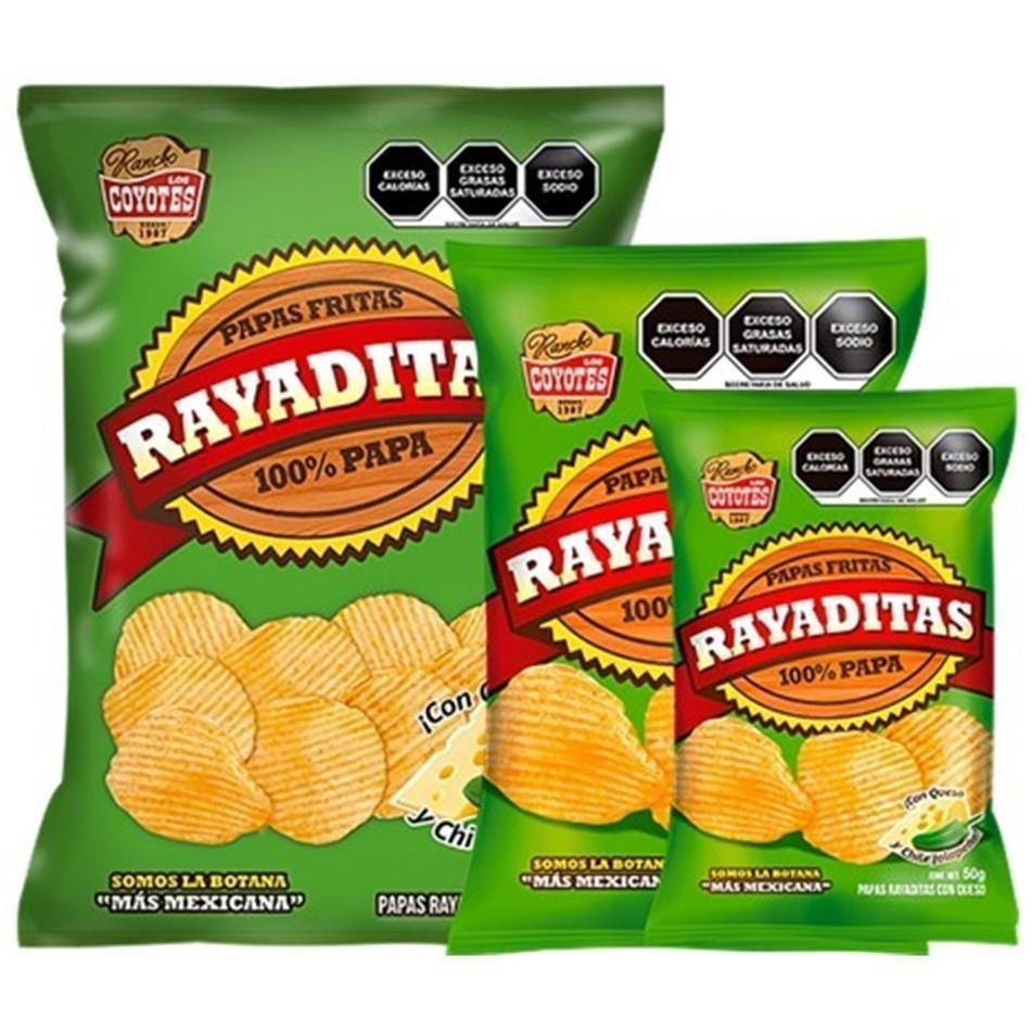 Papas Rayaditas Los Coyotes 42g