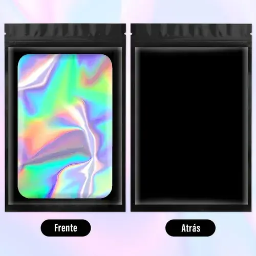 [609006] Bolsa Plástico Tornasol Láser Resellable 10x15