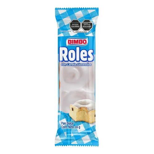 [632022] Roles Glaseados Bimbo 205gr